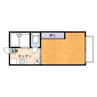 サンライフ表ヶ原A棟【1階】の間取り
