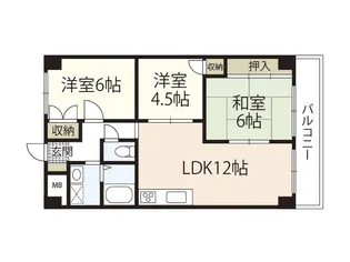 第2吉川ビル【3階】の間取り