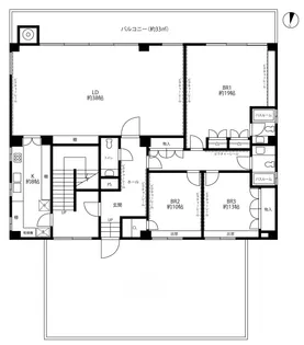 三年町ビル【3階】の間取り