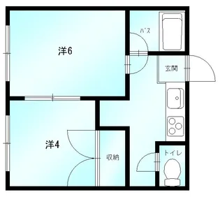 プラザいとう A棟【2階】の間取り