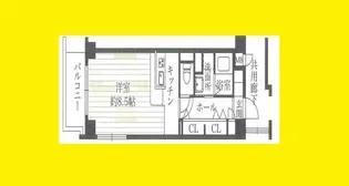 ビスタ江坂東【3階】の間取り