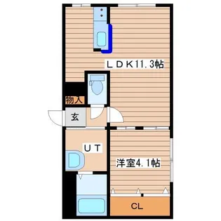 Chise発寒南【4階】の間取り