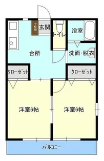 ハイラル弐番館【1階】の間取り