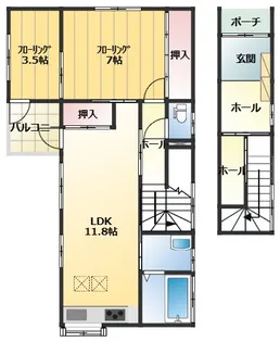 新潟県新潟市東区中山8【一戸建】の間取り