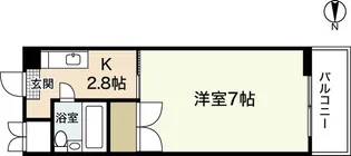 アピア大手町【3階】の間取り