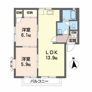 アークヒルズ【1階】の間取り