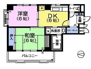 サンナップコート【3階】の間取り