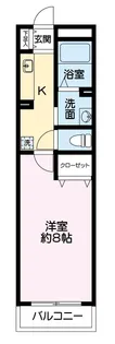 サンフラワ―北原【2階】の間取り