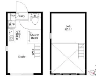 東京都豊島区上池袋2【アパート】の間取り
