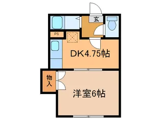 コーポルミナス【2階】の間取り