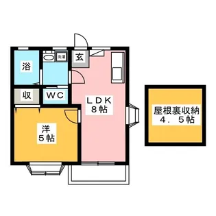 ソシアII【2階】の間取り