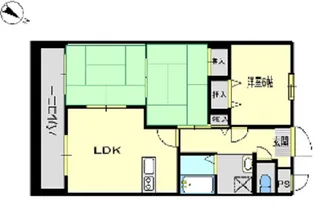 メイフォレスト【2階】の間取り