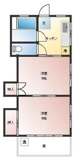 東京都東村山市栄町3【アパート】の間取り