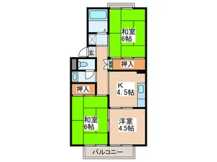 メロディ-ハウス【2階】の間取り