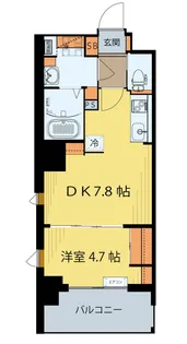 シエルエックス榴岡公園【4階】の間取り