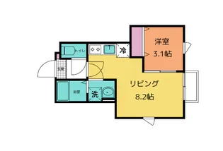 ファインヒルズII【1階】の間取り