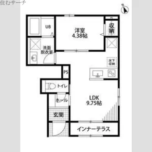 リーブルファイン白須賀【1階】の間取り