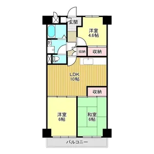 ファミール沼津【1階】の間取り