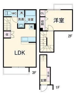 ゼフィール トリトスの間取り