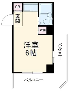 長秀ビル【5階】の間取り