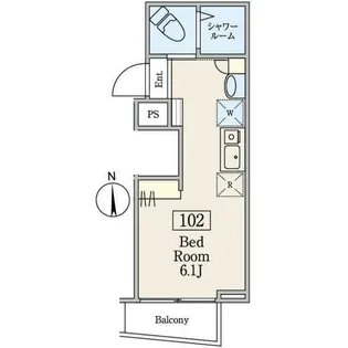 東京都北区栄町【アパート】の間取り