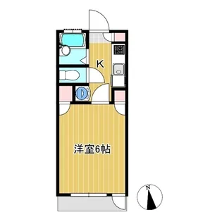 1Kの間取り画像