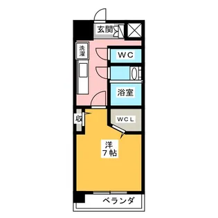 パルティール黒川本通り【10階】の間取り