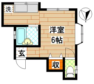 神奈川県川崎市中原区上丸子山王町2【アパート】の間取り