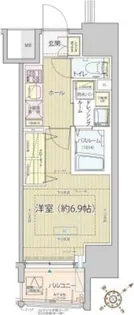 東京都港区高輪1【マンション】の間取り
