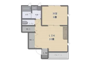ベラッジオB【1階】の間取り