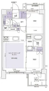 神奈川県横浜市西区紅葉ケ丘【マンション】の間取り
