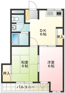 第二南昭ハイツ【2階】の間取り