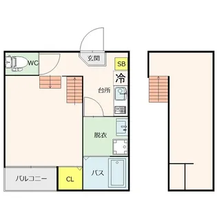 ヴィラ・カミーユ【2階】の間取り