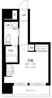 ヴィップ新宿御苑【4階】の間取り