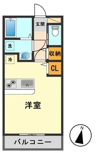 東京都江戸川区西小岩3【アパート】の間取り