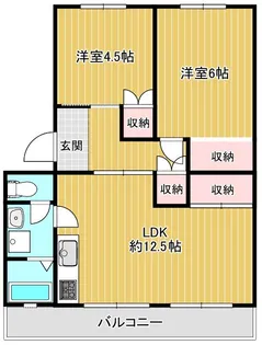 西武百草団地2号棟【2階】の間取り