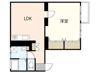 ル・レーヴ中山南【3階】の間取り