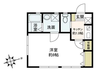 スプリーナ保土ヶ谷【1階】の間取り