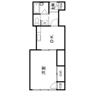 ふく久ビル【3階】の間取り