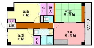 大阪府大阪市平野区加美正覚寺1【マンション】の間取り