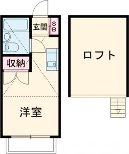 レジデンス六番館【1階】の間取り