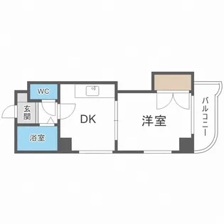 北海道札幌市中央区南十一条西13【マンション】の間取り