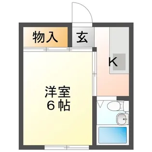 スコラハウス前原【2階】の間取り