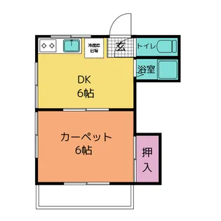 エスコート登戸【2階】の間取り