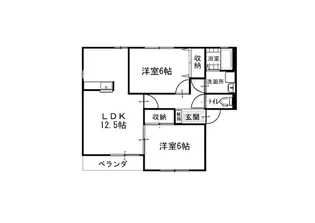 メゾン本山1【2階】の間取り
