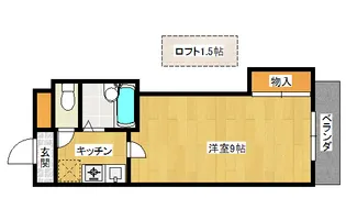 シティプラザ戸畑【2階】の間取り