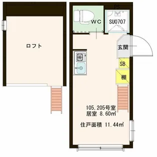 L’Atelier【1階】の間取り