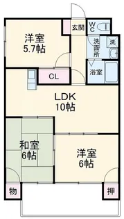 ウエルス21【3階】の間取り