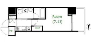 メインステージ森下【6階】の間取り