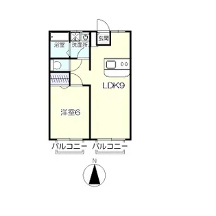 コーポ双葉【2階】の間取り